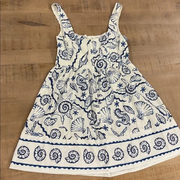 H&M Seashell Dress with Flared Skirt Size Small NWT NEW - Picture 12 of 12